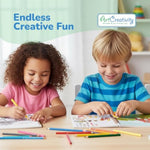 Sticker Activity Book For Kids And Adults - 600+ Creative Stickers, 12 Unique Scenes & Coloring Book Pages - Toddler Road Airplane Travel Essentials - Fun Craft Gift For Boys And Girls