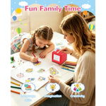 AI Voice Sticker Maker for Kids, Inkless Thermal Printer with 6 Art Modes