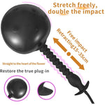 Silicone Wearable Inflatable Butt Plug Silicone Anal Sex Toys Trainer Anal Sex Toy Stimulator Couples Prostate Massager Expander G-Spot Dildo Thrusting Toys