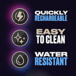 TROJAN Dual Pleasure Vibrating Ring, Vibrator for Couples