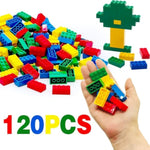 120Pieces Classic Building Bricks Blocks Toy Set 2X4 Moc Building Basic Bricks Parts And Pieces Compatible With Major Brands Construction Toys For Kids 6 Yr+ (Red, Yellow, Blue, Green)