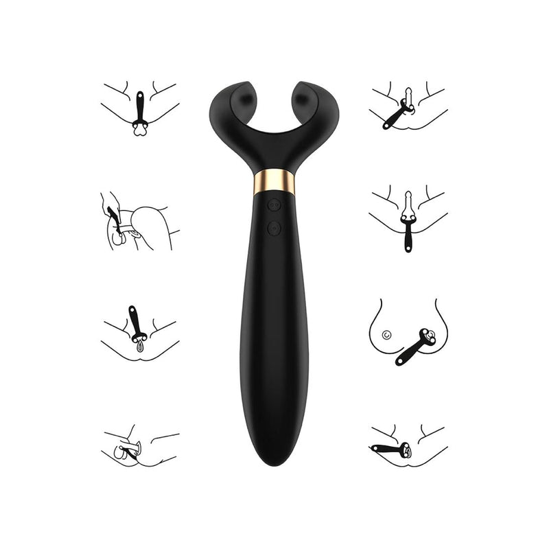 Satisfyer Endless Fun | Multivibrator | G-Spot | Clitoris Stimulation | 3 Strong Power Motors | 180-Degree Rotatable Head | 100 Vibration Combinations | 29+ Use Applications | Waterproof (Ipx7)