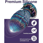 Anal Plugs Silicone Dildo, Suction Cup Sex Toy For Hands Free Play Trainer, Waterproof Massage For Women Men Masturbation, 5.57 Inches