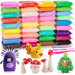 36 Colors Air Dry Clay Foam Magic Modeling Clay for Kids DIY Crafts