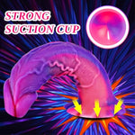 5 Pce Realistic Silicone Dildos Set(6" 7" 8" 9" 10"), Fantasy Pink Purple Dildo Anal Plug Trainer Set For Beginners To Advanced Users,G-Spot Prostate Dildo Ballless Suction Cup For Strap-On Sex Toys