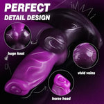 Inflatable Butt Plug Knot Large Buttplug, Huge Anal Inflatable Dildo Silicone Wearable Butt Plug With Safe T-Base, Fantasy Monster Dildo Anal Trainer Stretcher Dilators, Adult Toy For Men Gay Women