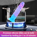 Wearable Strap On 6" 8" 10" Fantasy Beginner Anal Dildo Set, Silicone Realistic Small Big Huge G-Spot Dildo Penis With Suction Cup, Adjustable Harness Monster Dildos Adult Sex Toys For Women Lesbian