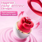 Sucking Vibrator Rose Sex Toy - Upgraded 5In1 Mouth Vibrator Adult Sex Toys For Women With Lcd, 10 Sucking & 10 Tongue Licking & 10 Vibrating, Clit Nipple & Anal Toys For Female Couples