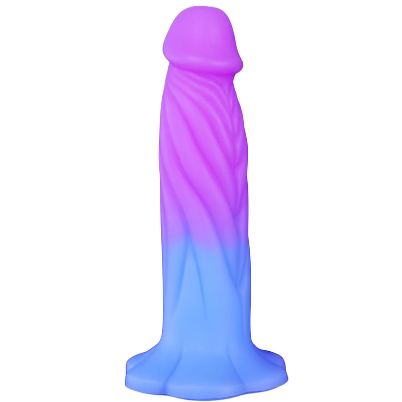 9 Inch Thick Silicone Realistic Dildo With Flower-Shaped Suction Cup,2.1 Inch Wide Giant Colorful Dildo For Vaginal Anal Sex Play,No Balls Lifelike Penis Adult Dick Sex Toy For G-Spot Prostate Orgasm