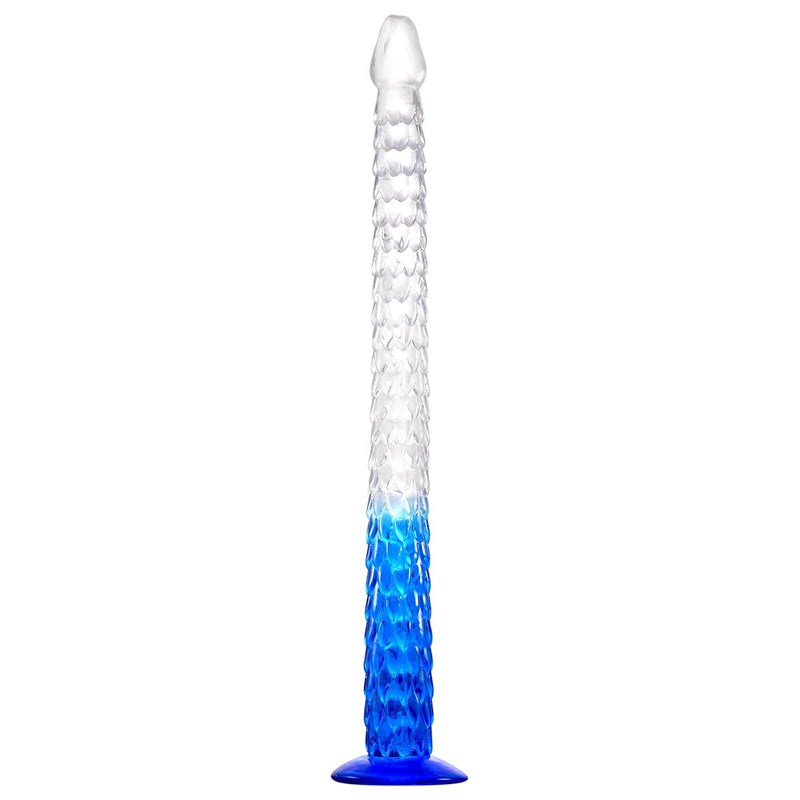 Super Long Colorful Dragon Butt Plug,19.3" Flexible Anal Dildos Sex Toys For Men