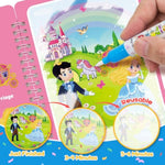 32 Pack Water Coloring Books for Toddlers Magic Reusable Painting Set