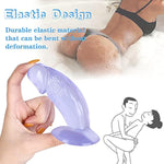 Realistic Dildo, Sex Toys For Beginners, Anal Plug For Women, Lesbians, Men, Gay And Couple (4.5" Blue)