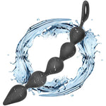 Anal Beads, Silicone Anal Chain Link With 5 Balls And Safe O Pull Ring, Anal Butt Plug Dildo G-Spot Prostate Massager For Men Women