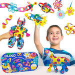 Rainbow Max 54 Piece Pack - Flexible, Durable, Imagination-Boosting Magnetic Building Toy- Modern, Modular Designs For Hours Of Stem Play. A Multi-Sensory Magnet Toy, Travel Friendly. Ages 4-99