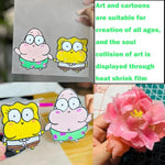 36 Pack Shrink Plastic Sheets, 8 x 5.7 Inch Sanded Film for DIY Crafts