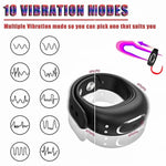 Adjustable Size Vibrating Cock Ring - Penis Ring App Controlled Vibrator For Men Longer Strong Vibrator, Remote Control Vibrator Male Sex Toys With 10 Vibration Modes, Adult Sex Toys & Games For Men