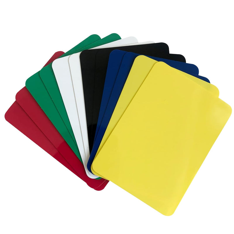 Yuanhe 12Pack Poker Cut Cards - Poker Size Casino Cutting Card in Muti Colo