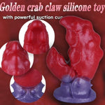 6.14 Inch Realistic Monster Dildo, Huge Silicone Crab Claw Dildo With Powerful Suction Cup, G-Spot Stimulation Prostate Dildo Anal Sex Toy For Beginners And Experienced Women And Couples (Red Purple)