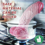 11.6" Giant Thick Realistic Dildo, 2.8" Wide Curved Huge Dildo with Large Suction Cup, Dual-Density Silicone Long XXL Penis for Vaginal and Anal Play,Extra Large Fat Adult Toy for Women Men
