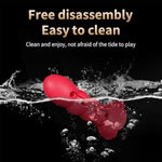 Silicone Adjustable Depth Dildo & Petals Shapes Bondage Ball Gag For Sex, Sm Open Mouth Deepthroat Restraints Ball Toys Sex Gag Mouth Plug, Extreme Fetish Adult Bdsm Play Sex Toys (Pink)