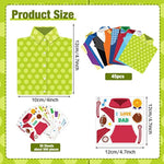 45 Pcs Father's Day Card Making Kit for Kids with Stickers & DIY Craft Supplies