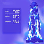 10.8 Inch Realistic Dragon Dildo, Big Knot Soft Liquid Silicone Dildos With Powerful Suction Cups Anal Sex Toys Adult Sex Toy For Women, Blue, 1.0 Count