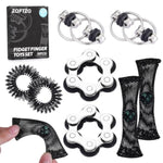 8Pcs Sensory Fidget Toys With Fidget Spinner Anxiety Toy Acupressure Rings Bike Chain Marble Mesh And Flippy Chain Desk Fidgets Quiet Toys For Autism,Easter Toys For Teens Adults Boys & Girls