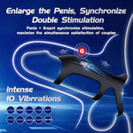 Vibrating Cock Ring Sex Toys For Men, 10 Vibrations Couples Sex Toy For Penis Extender, Vibrating Ring For Penis Testicles & G Spot Stimulation, Elastic Adult Toy For Man Erection Couples Pleasure