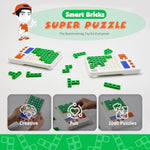 Super Brain Teaser Puzzles For Kids And Adults, Block Pattern Matching Puzzle Games With 1000+ Challenges, Stem Toys Birthday Gifts For Boys And Girls, Travel Games For Road Trips.