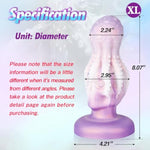 Anal Dildo With Suction Cup Base For Hands-Free Play Silicone Realistic Dildo Tentacle Anal Butt Plug For Anus Dilation Prostate Stimulation Adult Sex Toy For Men Women Couple Gray Xl 8.07’’