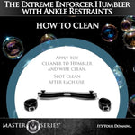 The Extreme Bdsm Enforcer Humbler With Ankle Restraints, Black