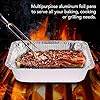 Aluminum Pans 9x13 Disposable Foil (30 Pack) - Half Size Steam Table Deep Pans - Tin Pans Great for Cooking, Heating, Storing, Prepping Food