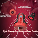 Squeezable Male Masturbator With 4 Expandable 360° Grinding Rollers, Vibrating Adult Sex Toys For Men, Automatic Blowjob Sex Machine, Penis Vibrator Stroker Trainer, Mens Sex Toy Pocket Pussy For Men