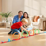 360-Degree Thrilling Loop Track Includes Four Loops And Three1:64 Scale Toy Cars For Easy Storage. It'S Perfect For Boys Aged 3-7 And Makes A Great Gift For Birthdays, Halloween, And Christmas
