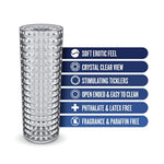 Blush Adult Sex Toys - Rize: Strokez - 5 Inch Open Ended Male Masturbator - Tickler Pleasure Chamber Penis Stroker - Real Feel Pocket Pussy Masturbation Sleeve - Self Pleasure Sex Toys For Men - Clear