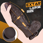 11.5" Xxl Thick Huge Big Black Dildo - Bbc Soft Liquid Silicone Horse Dildo With Strong Suction Cup, Giant Massive Girthy Dildos For Anal & Vaginal Play, Realistic Sex Toys & Games For Women Men Gay