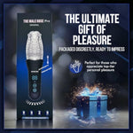 The Original Male Rose Pro - Rechargeable, Thrusting, Vibrating, And Rotating Automatic Masturbator - Dual Side Motors With Multiple Modes - Portable Male Rose Toy, Stroker