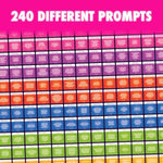 Bachelorette Party Game - 260 Funny Questions & Challenges For Adults - Bridal Shower Accessory & Favor For The Bride