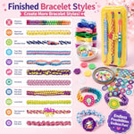 Friendship Bracelet Making Kit for Girls Ages 7-11, DIY String Maker Set