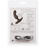 Rechargeable Curved Probe Vibrating Butt Plug, Anal Plug Vibrator - Se-1234-05-2