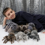 4Pcs Large Spider Plush, 16Inch Mommy Spider Stuffed Animals With 3 Babies, Realistic Plush Toys, Soft Cuddly For Kids Boys Girls