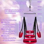 Sex Swing For Couples With Adjustable Straps And Triangular Suspension – Padded Bondage Sling With Detachable Restraints For Bdsm Play, Comfortable Adult Toy For Bedroom Pleasure And Romantic Gift