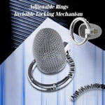 Chastity Cage With Perforated Ventilation And Adjustable Rings Male Chastity Devices Sm Bondage Sex Toy Stainless Steel Cock Cage With Concealed Locking Design For Men, Couples (S)