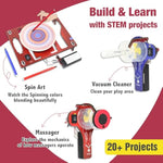 Stem Kit For Kids Ages 8-10-13 | Build 20+ Motor Machines & Diy Engineering Projects | Educational Science Kit For Boys & Girls | Fun Stem Toys For Ages 8-10 | Robotics Learning