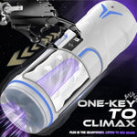 Automatic Male Masturbator Sex Toys For Men?Electric Male Masturbation Cup With 5 Thrusting & Vibrating & Flashing Lights, Men'S Sex Toy Penis Pump Pocket Pussy Stroker Vibrator Blowjob Machine