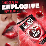 Blowjob Popping Candy Cherry Pop Oral Sex Rocks For Couple Games Bj Candys For Men Women Adult Toy (4 Pack)