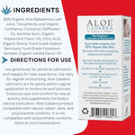 Aloe Cadabra Flavored Personal Lubricant and Vaginal Moisturizer, Organic Edible Aloe Lube for Men, Women and Couples, Non-Staining, pH Balanced, Toy Compatible (Peppermint, 2.5 Ounces, 1 Pack)