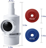 9-100-9001 Universal Wall Fitting Connector Assembly Compatible with Polaris 180 280 280 380 3900 Sport and 480 Pro Automatic Pool Cleaners