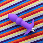 Sex/Adult Toys Perfect Plug Plus Vibrating Butt Plug - 100% Ultra-Premium Flexible Silicone Glossy Prostate Massager, Waterproof, Anal Stimulation for Men, Women, Couples - Midnight Purple