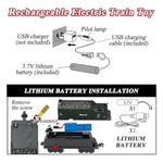 Train Set For Kids, Electric Train Toys With Realistic Light Sounds Smoke, Christmas Train Model Gifts For Toddlers Boys Girls, Steam Locomotive, Luxury Track & 2 Glowing Passenger Carriages